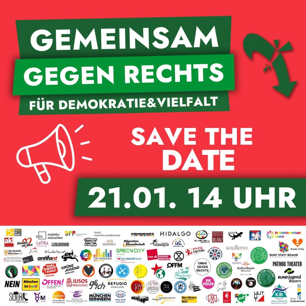 Demo: Gemeinam gegen&nbsp;rechts